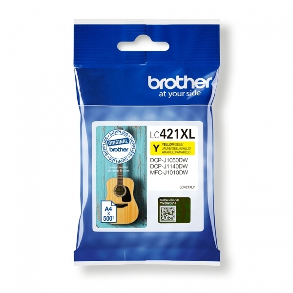 Cartuccia Brother LC421XLY giallo - B00959
