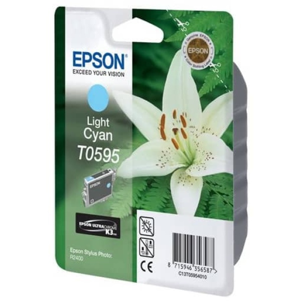 Cartuccia Epson T0595 (C13T05954020) ciano chiaro - B01192