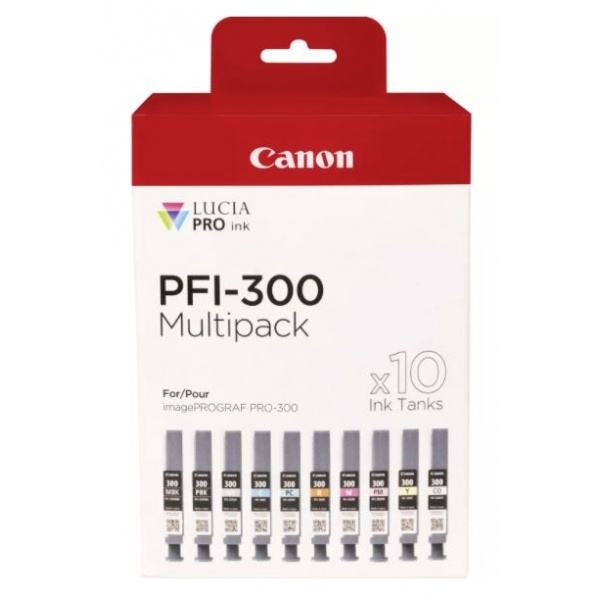 Cartuccia Canon PFI-300 MBK/PBK/CO/GY/R/C/M/Y/PC (4192C008) - B01703