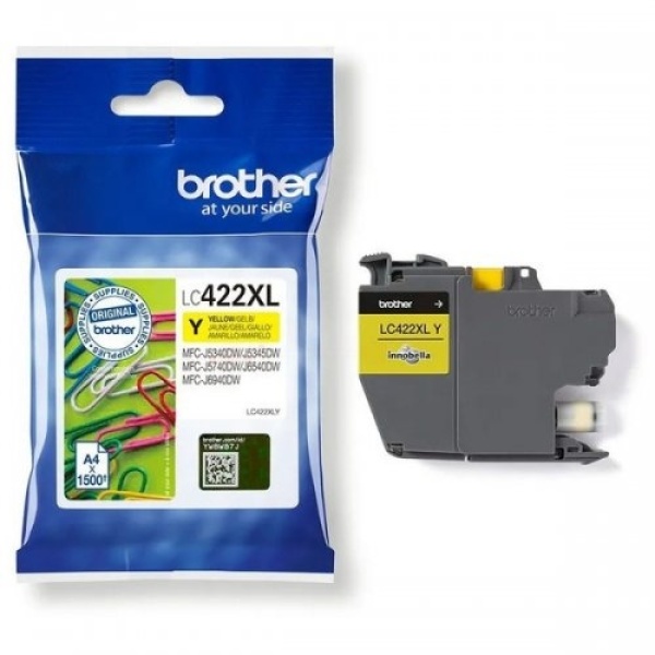 Cartuccia Brother LC422XLY giallo - B01959