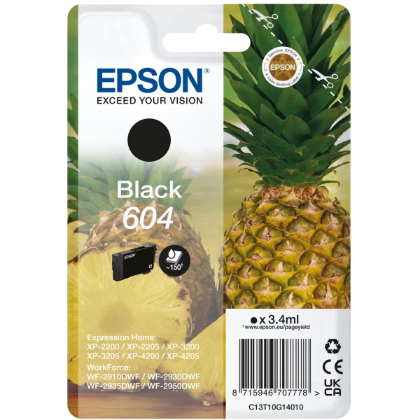 Cartuccia Epson 604 (C13T10G14010) nero - B02050