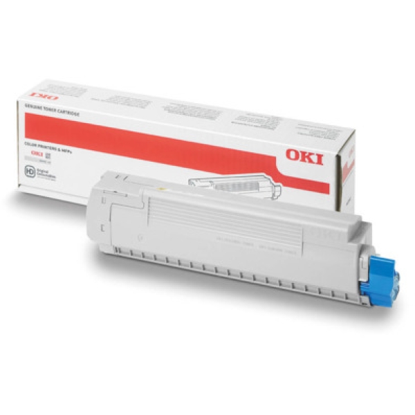 Toner Oki 46490621 giallo - B02166