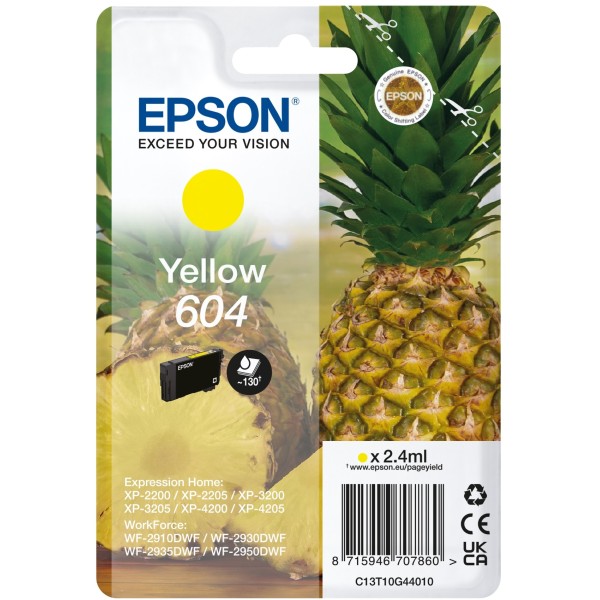 Cartuccia Epson 604 (C13T10G44010) giallo - B02173