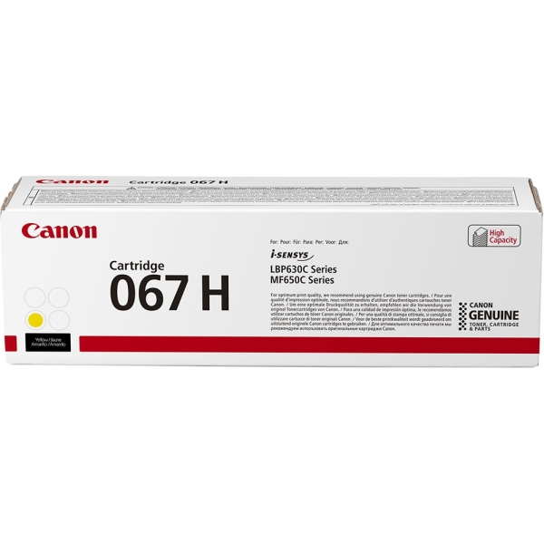 Toner Canon 067H (5103C002) giallo - B02346