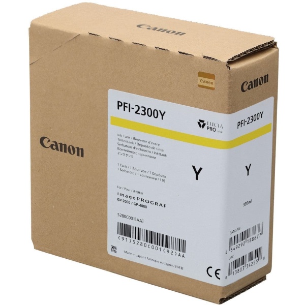 Cartuccia Canon PFI-2300 (5280C001) giallo - B02377