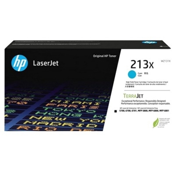 Toner HP 213X (W2131X) ciano - B02539