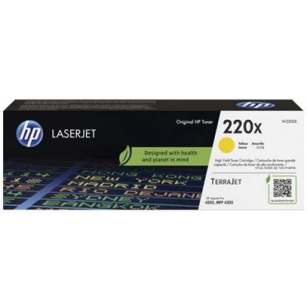 Toner HP 220X (W2202X) giallo - B02556