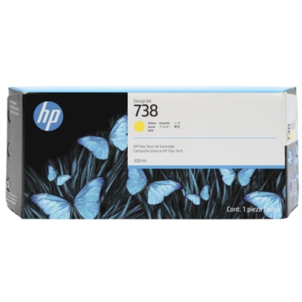 Cartuccia HP 738 (676M8A) giallo - B02822