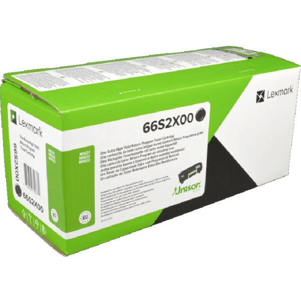 Toner Lexmark 66S2X00 nero - B03166