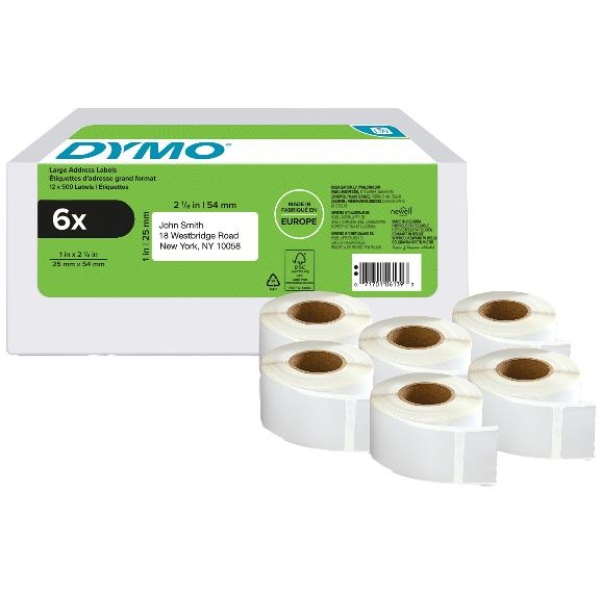 Etichette Dymo 2177564 bianco - B03218