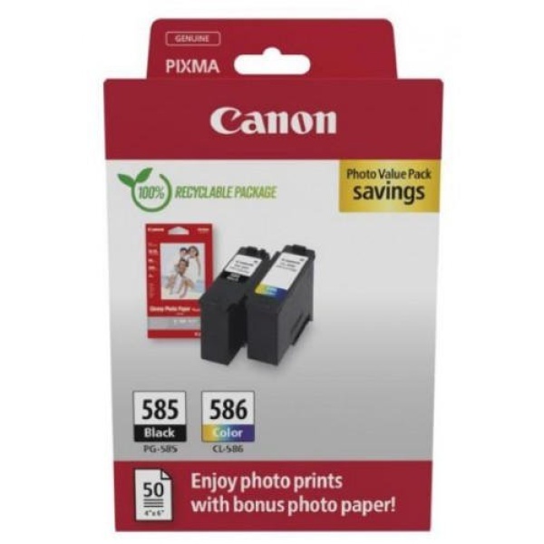 Cartuccia Canon PG-585/CL-586 (6205C004) nero -colore - B03298