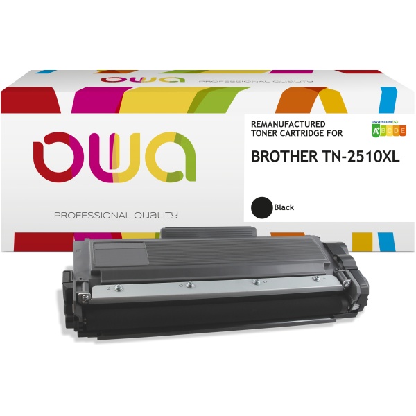 Toner OWA TN-2510XL (K16544OW) nero - B03350