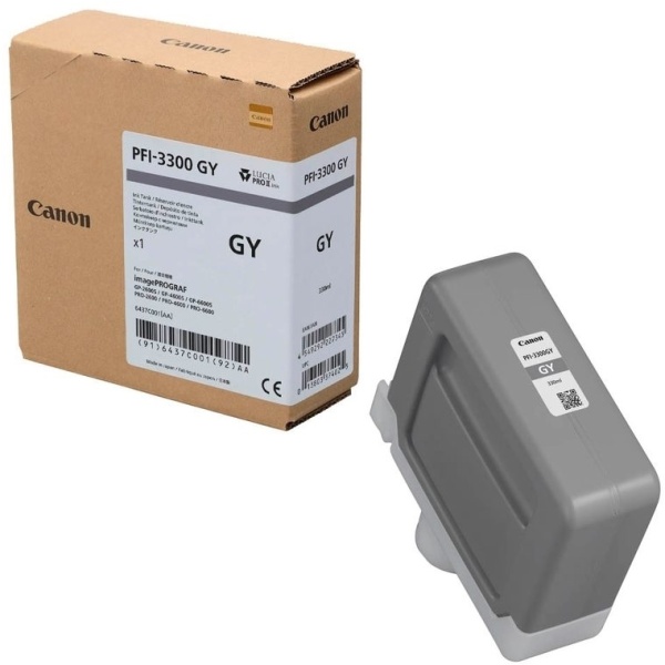 Serbatoio Canon PFI-3300GY (6437C001) grigio - B03828