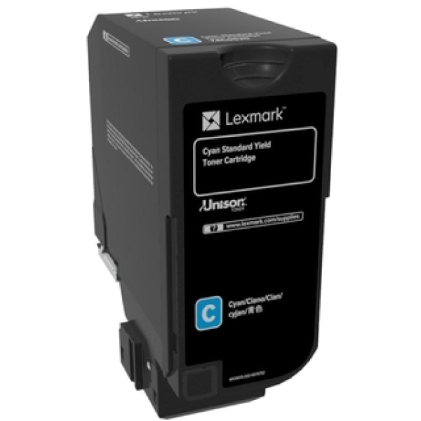 Toner Lexmark CS720 (74C0S20) ciano - B04173