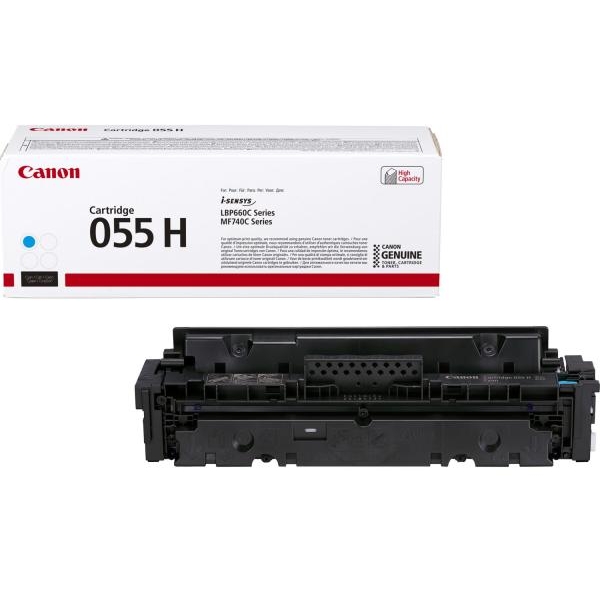 Toner Canon 055H (3019C002) ciano - D01601