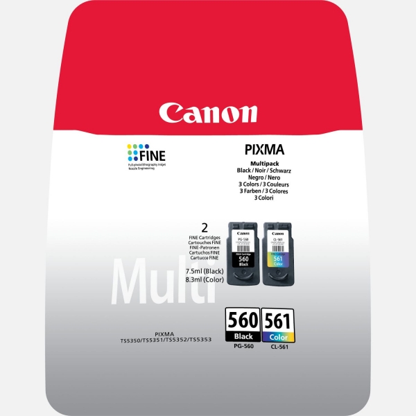 Cartuccia Canon PG-560/CL-561 (3713C006) nero +colore - D01621