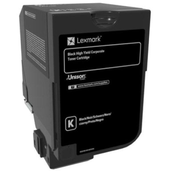 Toner Lexmark CX725 (84C2HKE) nero - D01746