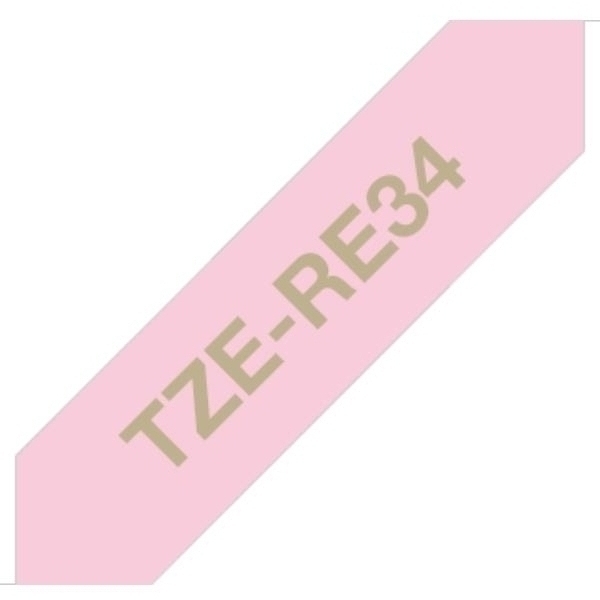 Nastro Brother TZERE34 oro-rosa - D01969