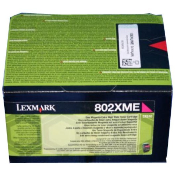 Toner Lexmark 802XME (80C2XME) magenta - D02301