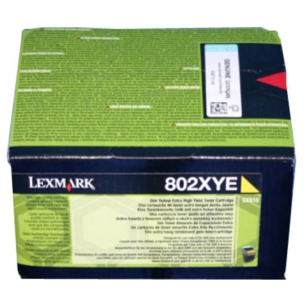 Toner Lexmark 802XYE (80C2XYE) giallo - D02302