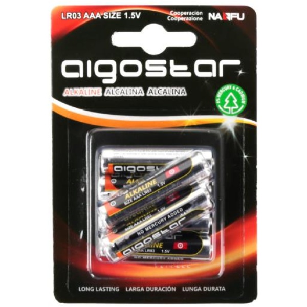 Batteria alcalina lr03 1,5v aaa-6b - 290001JUP - D02498