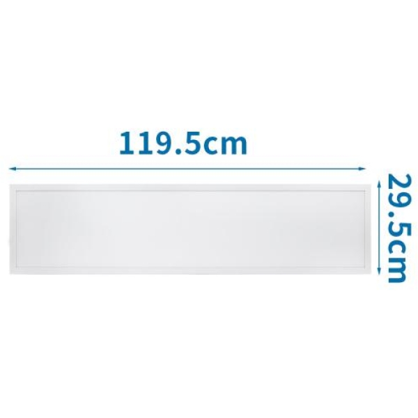 Pannello luminoso LED  40w 6500k (dimensioni: 295*1195*9mm) telaio bianco latte - 100300QOA - D02561