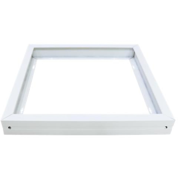 Telaio bianco latte in alluminio per pannello luminoso LED (600*600mm) - 130300FQX - D02564