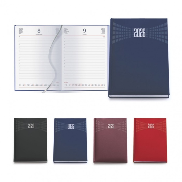 Agenda giornaliera personalizzabile con Vostro logo vari colori e formati - D03581