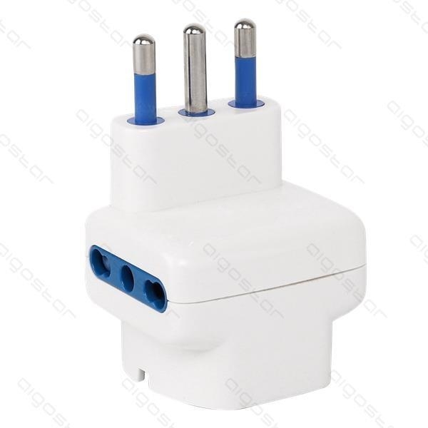 Adattatore a 3 prese 1x shuko 2x 16 A con riduzione interferenze - D03633