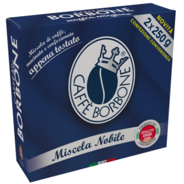 Caffè Borbone macinato Miscela Nobile - GRMACINATORED2X250GR - D06681