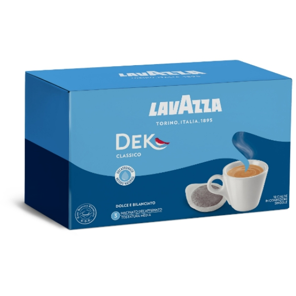 Cialde caffè Lavazza gusto DEK LAVAZZA in cialda carta - 1198 - D07016
