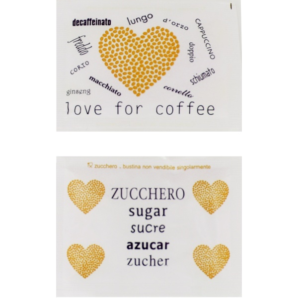 Zucchero Bianco "KM" conf. 100 bustine - HZUBF10