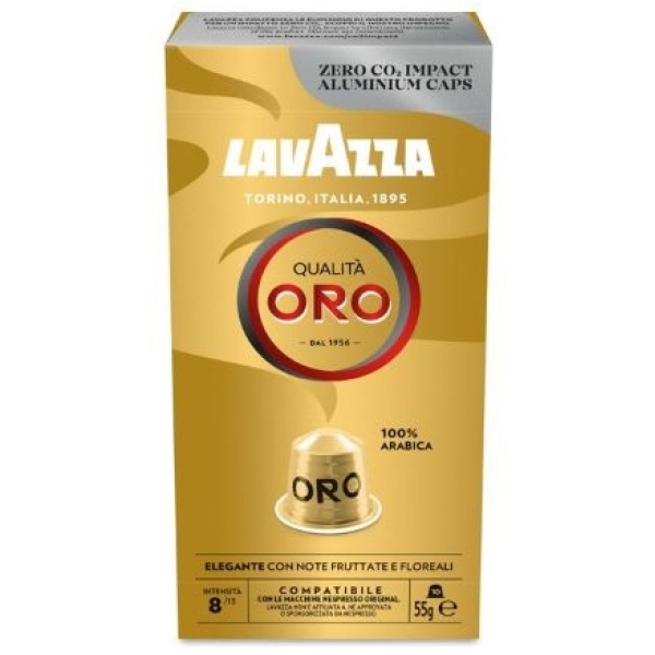 Capsule caffè Lavazza gusto Qualità ORO in alluminio compatibile Nespresso - 7001