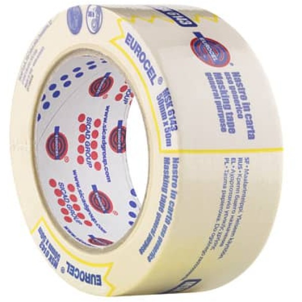 Nastro adesivo carta msk 6143 50mmx50mt termo singolo - F07325