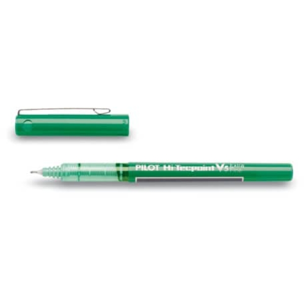 Roller hi-tecpoint v5 verde pilot - F07400