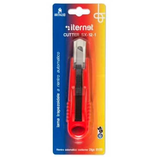 Cutter sx-12-1 con lama rientro automatico artiglio - F08014
