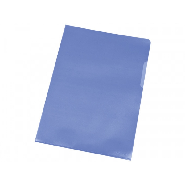 Cartellina a L Q-Connect ppl ecologico blu Confezione da 100 pezzi - KF00307 - P00038