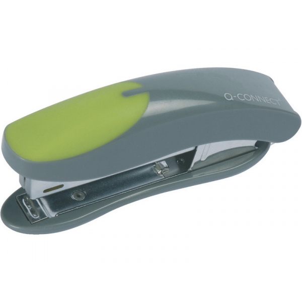 Cucitrice fino a 12 fogli Q-Connect grigio/verde KF00991 - P00180