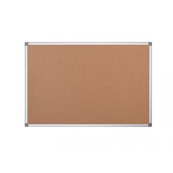 Pannello in sughero Q-Connect 90x60 cm con cornice in legno - CA0316170 - P01065