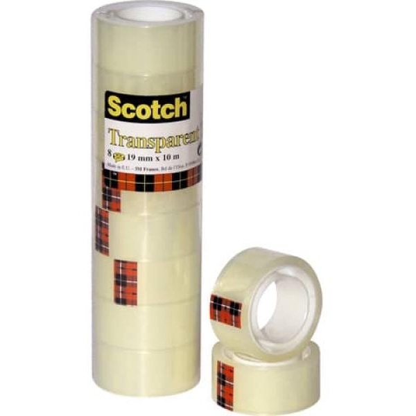 Nastro adesivo Scotch® 550 19 mm x 10 m trasparente - R00920