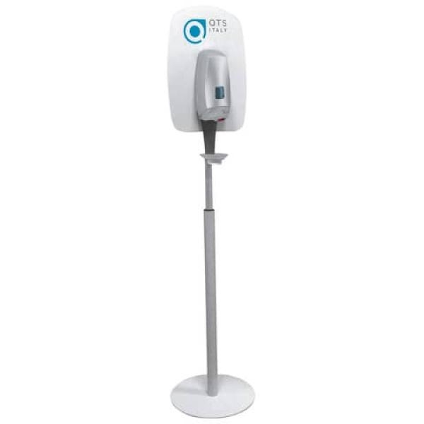 Piantana telescopica in metallo per distributore di sanitizzante mani QTS - R01240