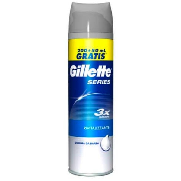Schiuma da barba Gillette Series flacone 200+50 ml - R01436
