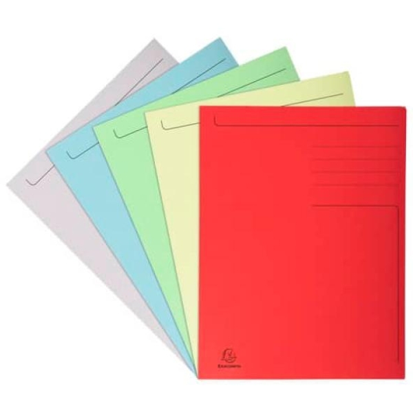 Cartelline a 3 lembi Forever® 24,5x35 cm in 5 colori assortiti - R05226