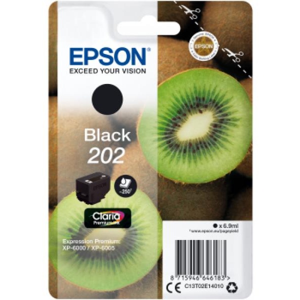 Cartuccia Epson 202 (C13T02E14010) nero - U00067