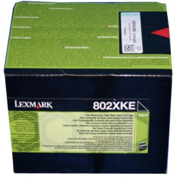 Toner Lexmark 802XKE (80C2XKE) nero - U00155