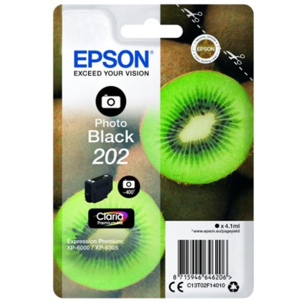 Cartuccia Epson 202 (C13T02F14010) nero fotografico - U00286