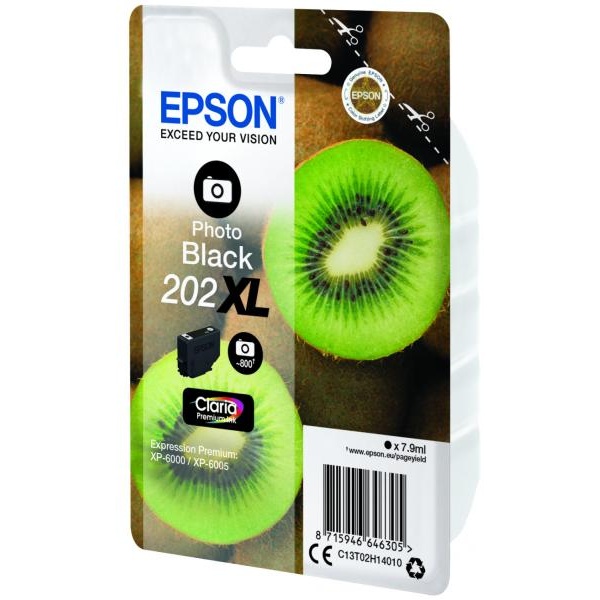 Cartuccia Epson 202XL (C13T02H14010) nero fotografico - U00287