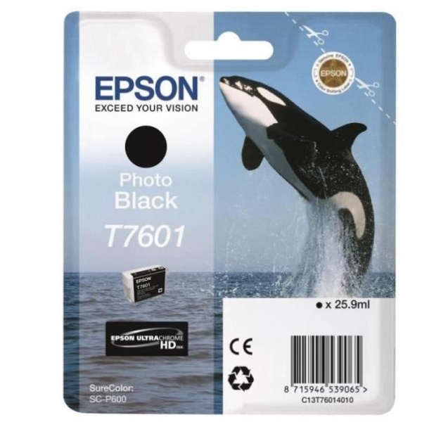 Cartuccia Epson T7601 (C13T76014010) nero fotografico - U00296