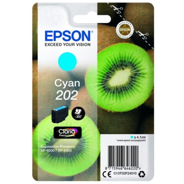 Cartuccia Epson 202 (C13T02F24010) ciano - U00353