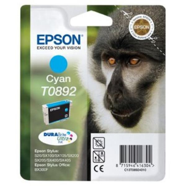 Cartuccia Epson T0892/blister RS+AM+RF (C13T08924021) ciano - U00367